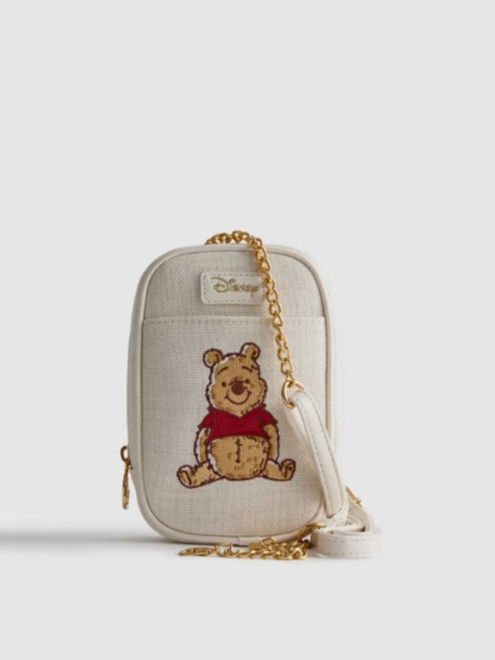 Disney Winnie The Pooh Canvas Crossbody Bag Purse Canvas Embroidered